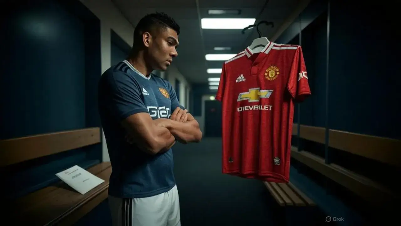 Casemiro clause triggers wage dilemma at United A sealed envelope on a locker bench becomes a symbol of modern football’s tension between reward and restraint.