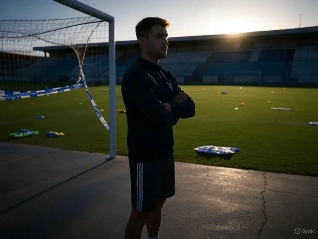 Rayo Facility Breach Halts Tactical Prep An untouched clipboard beneath police tape reflects the uneasy pause between violation and readiness.