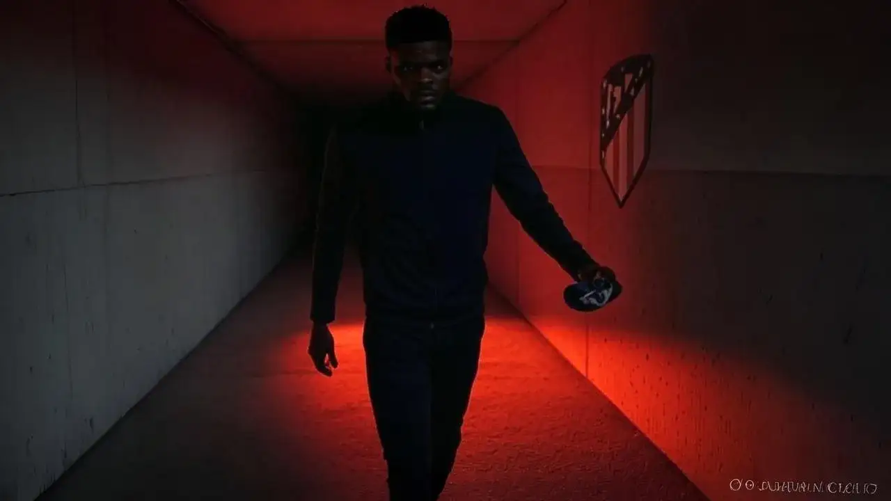 Partey walks the quiet path back to Atletico A faded crest and a hidden armband reveal the emotional weight of returning not to remember, but to restore.