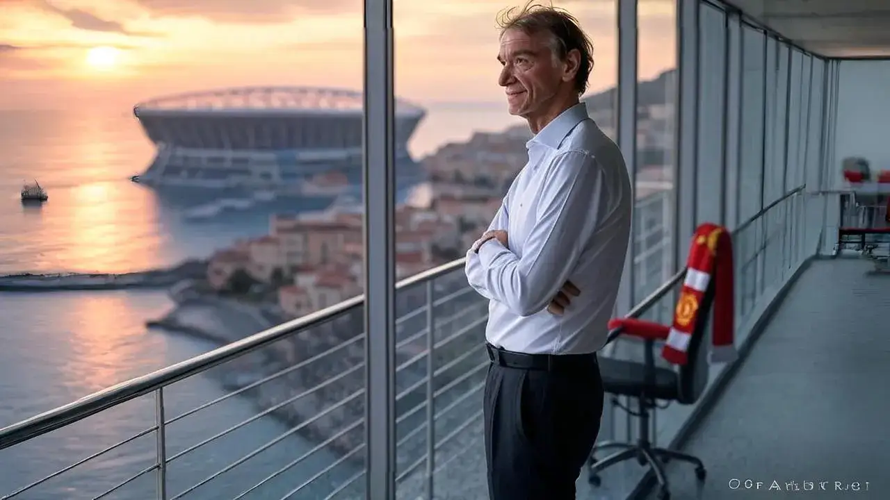 Ratcliffe pivots from Nice to United A distant stadium and an untouched scarf capture the cold transfer of loyalty in Ratcliffe’s empire.