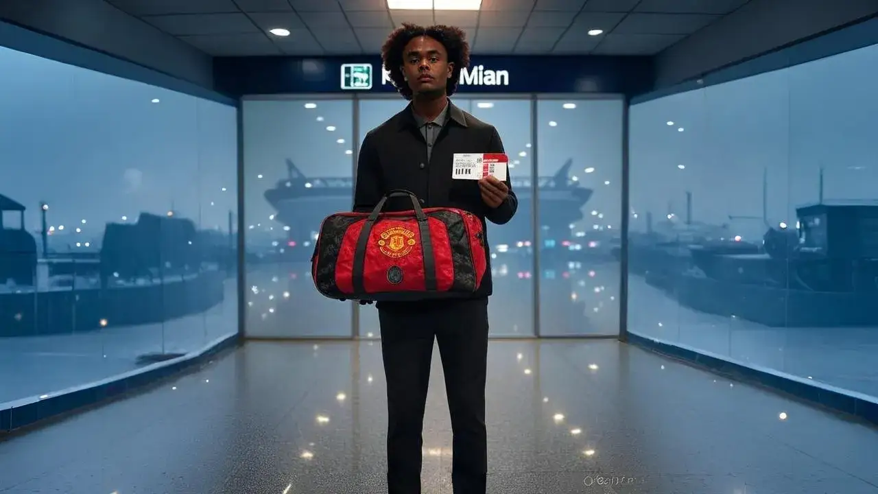 Zirkzee Prepares for Serie A Return A boarding pass and club badge capture the uneasy pause between setback and second chance.