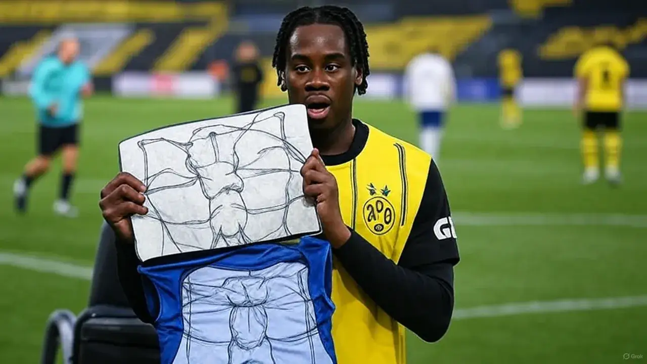 Bynoe-Gittens poised as Madueke’s exit looms A folded tactic sheet and hanging shirt frame Chelsea’s shifting winger hierarchy in one decisive moment.