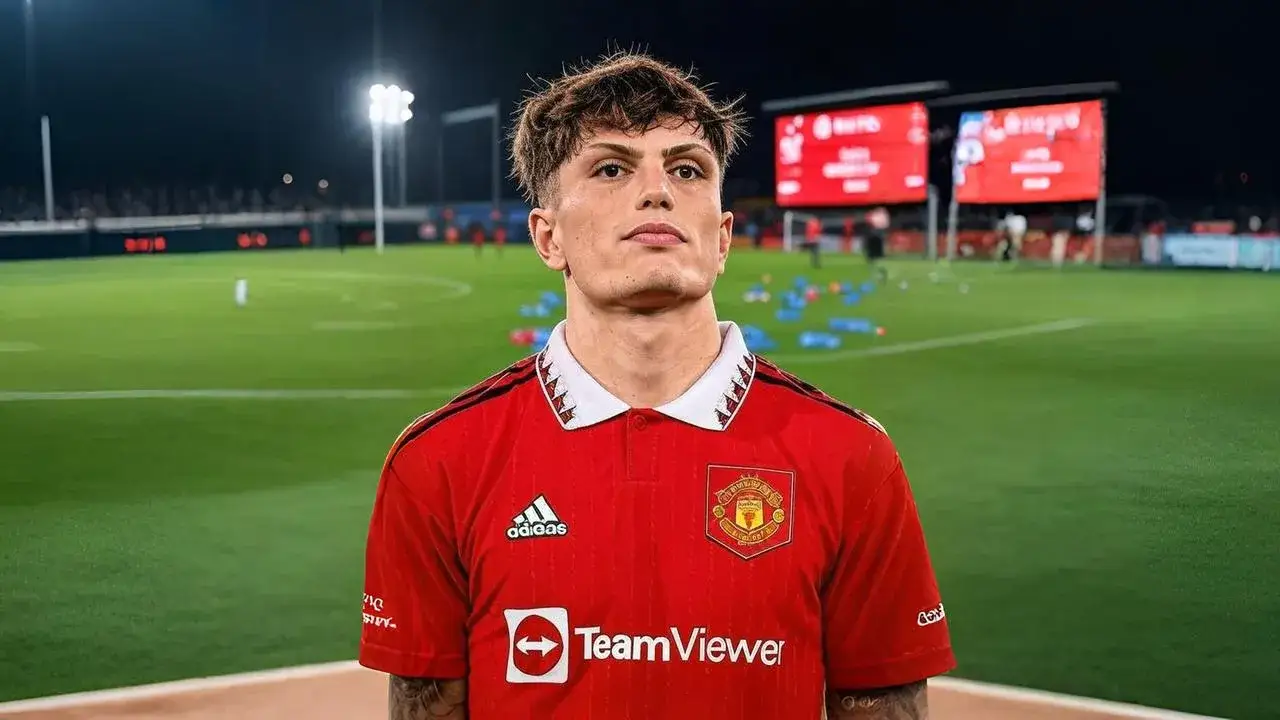 Garnacho Left on the Sidelines A folded bib becomes a quiet indictment of trust lost and futures unspoken.