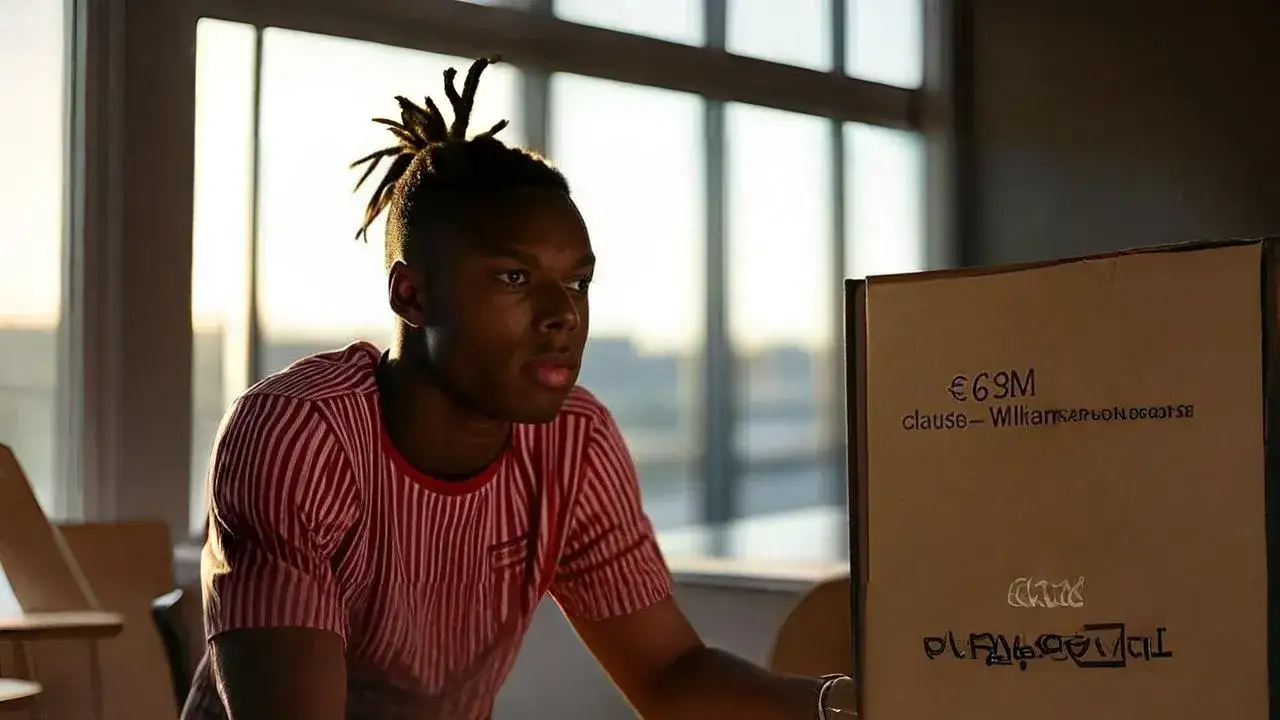 Barcelona Talks Resume Over €62m Williams Deal A half-open contract folder reflects the tension between financial limits and tactical ambition.