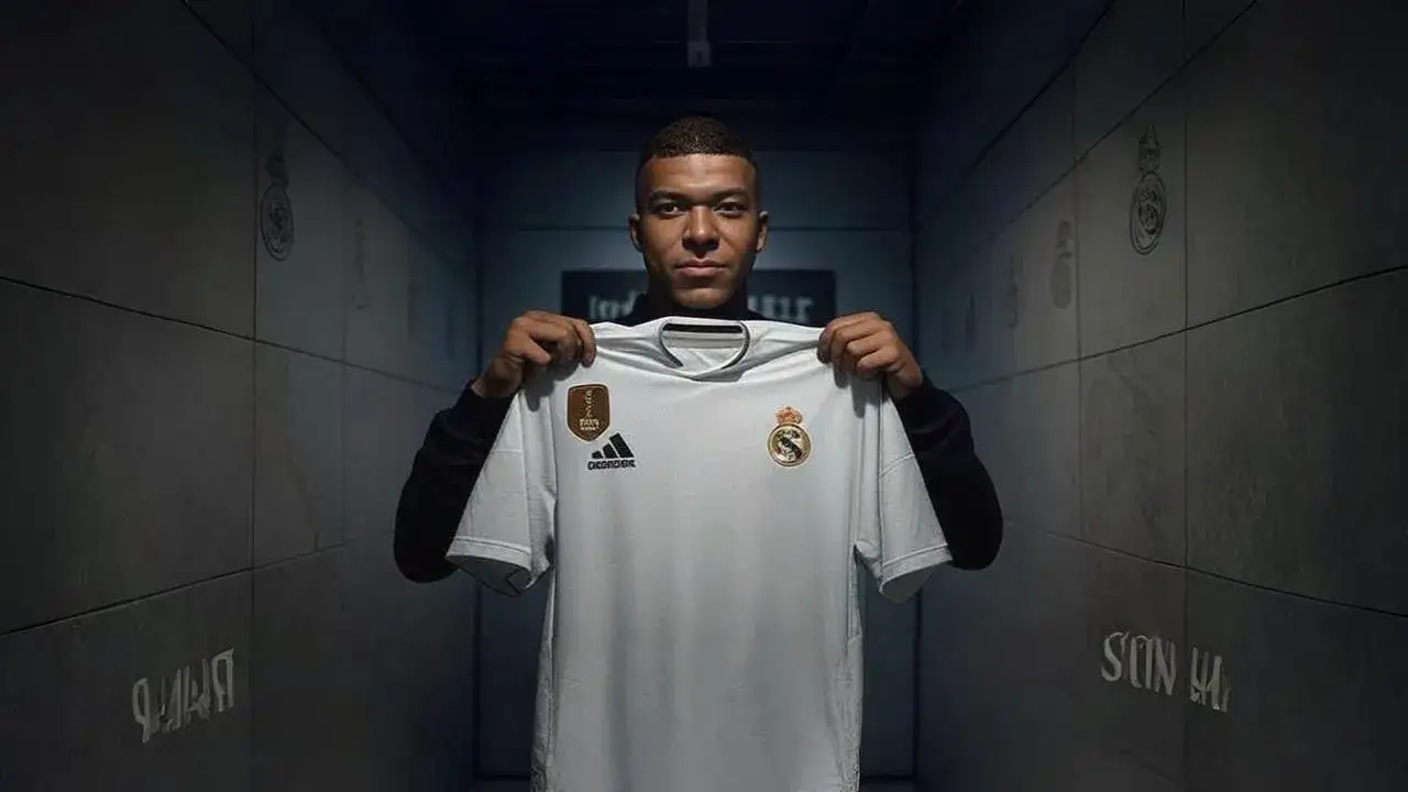 Mbappé accepts the No. 10 legacy A folded shirt in his hands reveals the weight of leadership passed, not demanded.
