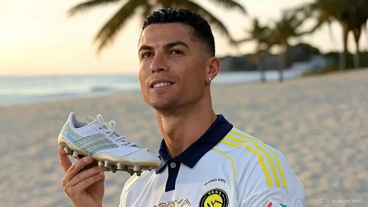 Ronaldo chooses legacy over spectacle A pair of worn boots swinging from Ronaldo’s hand captures his decision to stay and build, not chase.