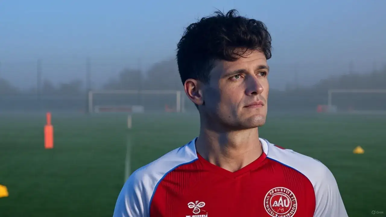 Nørgaard Holds Arsenal Dream Close The untouched jersey, clutched to his chest, frames a long-awaited dream suspended just before reality.