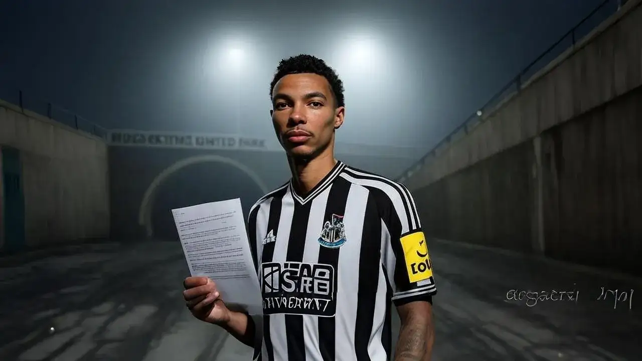 Newcastle’s Third Ekitiké Bid in Balance A creased contract in Ekitiké’s hand frames the weight of past refusals and future pressure.