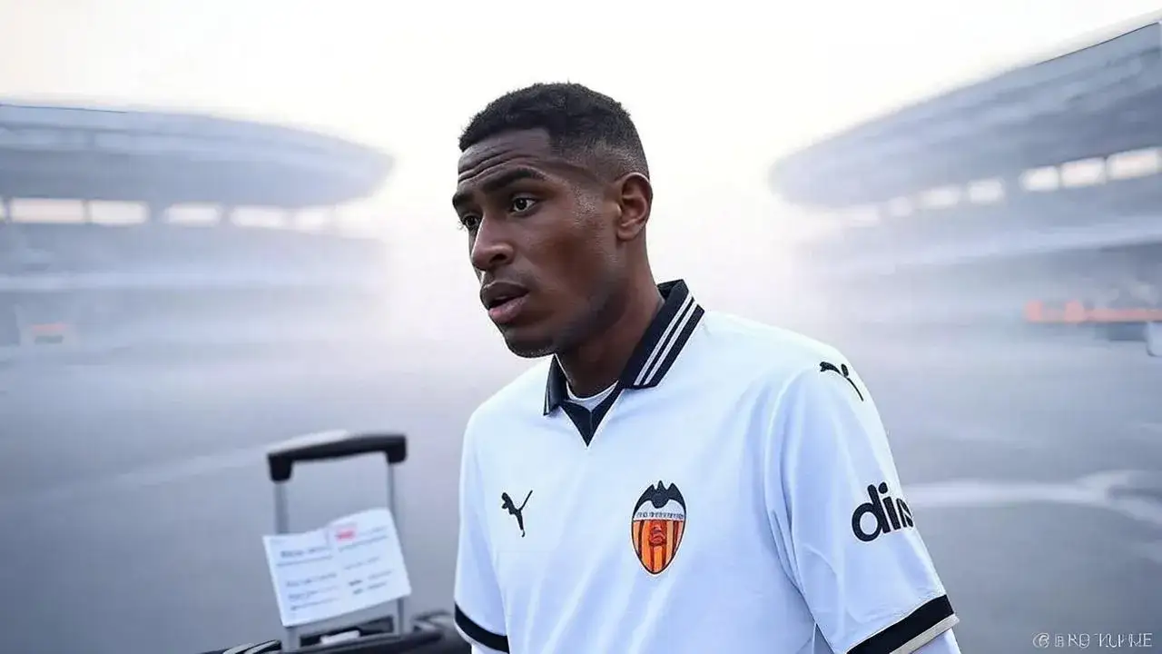 Mosquera’s Backward Glance Before Departure A torn ticket in his pocket captures the unfinished emotion of a defender torn between legacy and leap.