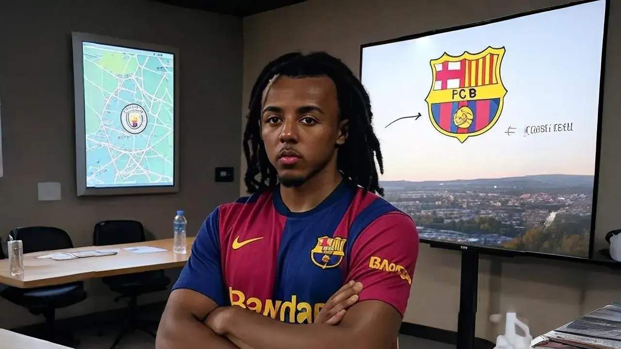 Koundé’s choice mirrored in glass divide His lingering fingerprint on Barça’s side captures a past not fully released.