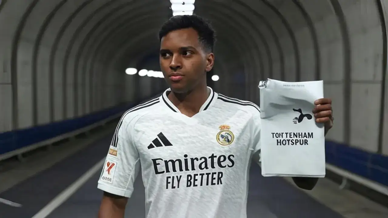Rodrygo weighs Tottenham offer in Madrid shadows A crumpled contract in hand reveals a player torn between fading glory and new leadership.
