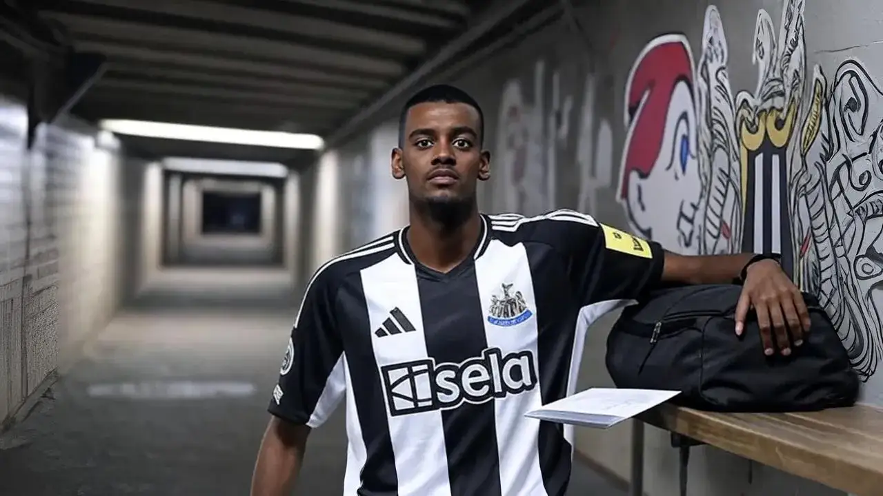 Isak frozen in shadows as Newcastle stalls A crumpled contract left in shadow echoes the fractured unity behind Newcastle’s transfer paralysis.