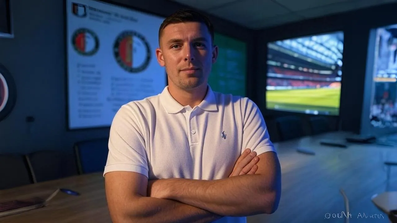 No Projected stadiums split Hancko’s silhouette — a defender framed by Europe’s tactics and the Gulf’s persuasion.