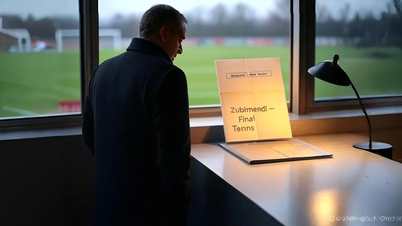 Andrea Berta shadows Zubimendi’s final step