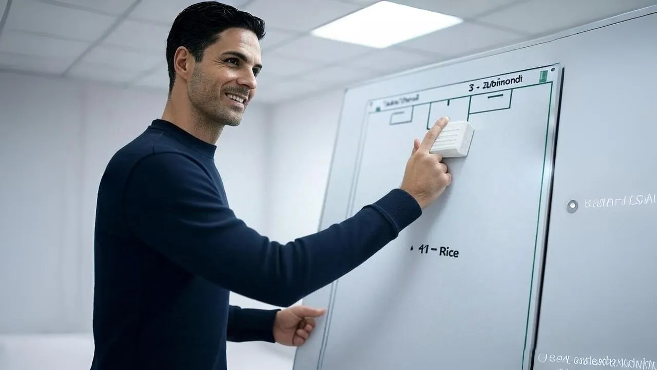 Arteta plots new midfield geometry