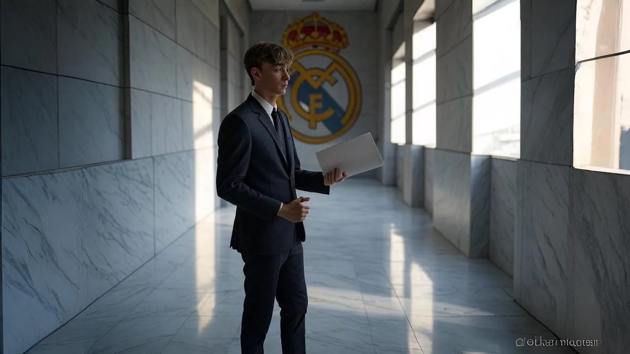 A creased contract folder becomes the axis of ambition as Real Madrid outpaces rivals for Dean Huijsen.