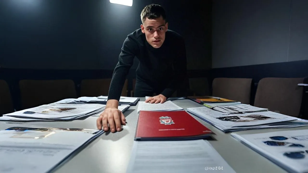 A poised pen and empty room frame Wirtz’s €100m dilemma — torn between loyalty and transformation.