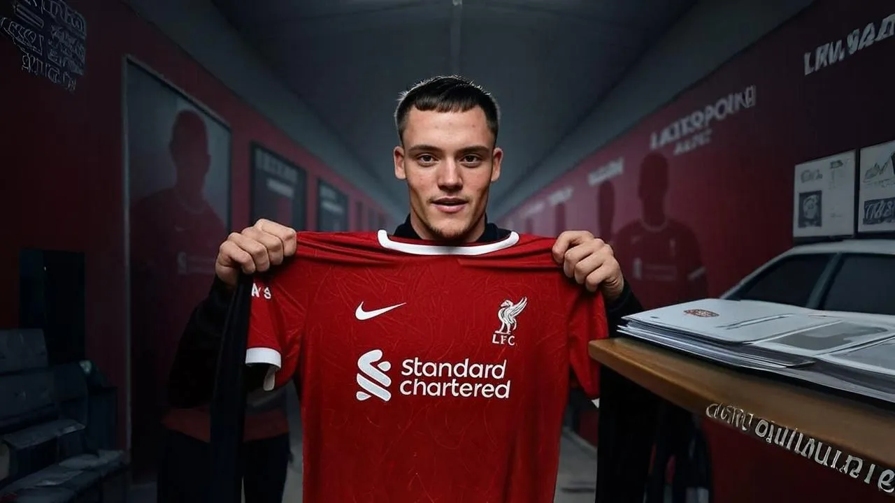 A Liverpool shirt clutched but unworn becomes the symbol of a record signing yet to prove himself.