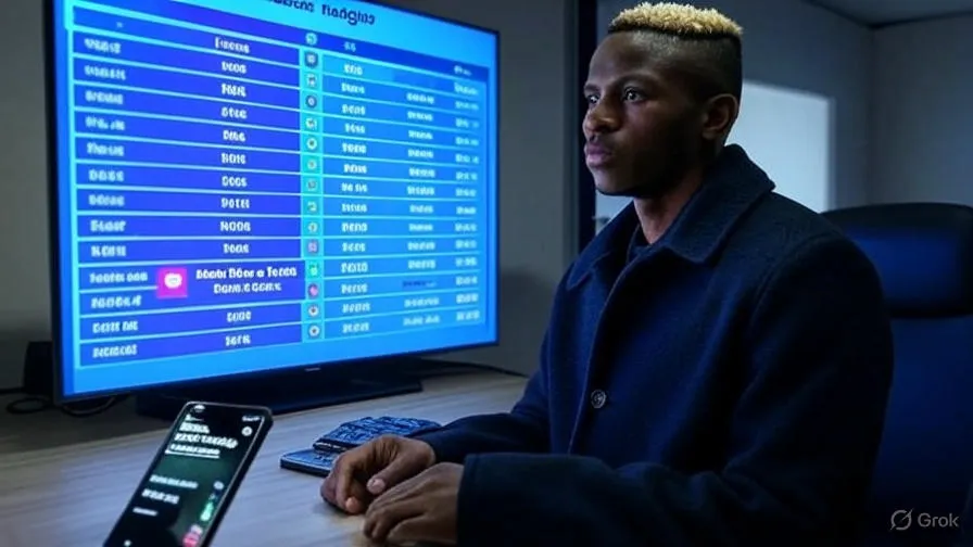 Osimhen Waits as Phones Stay Silent