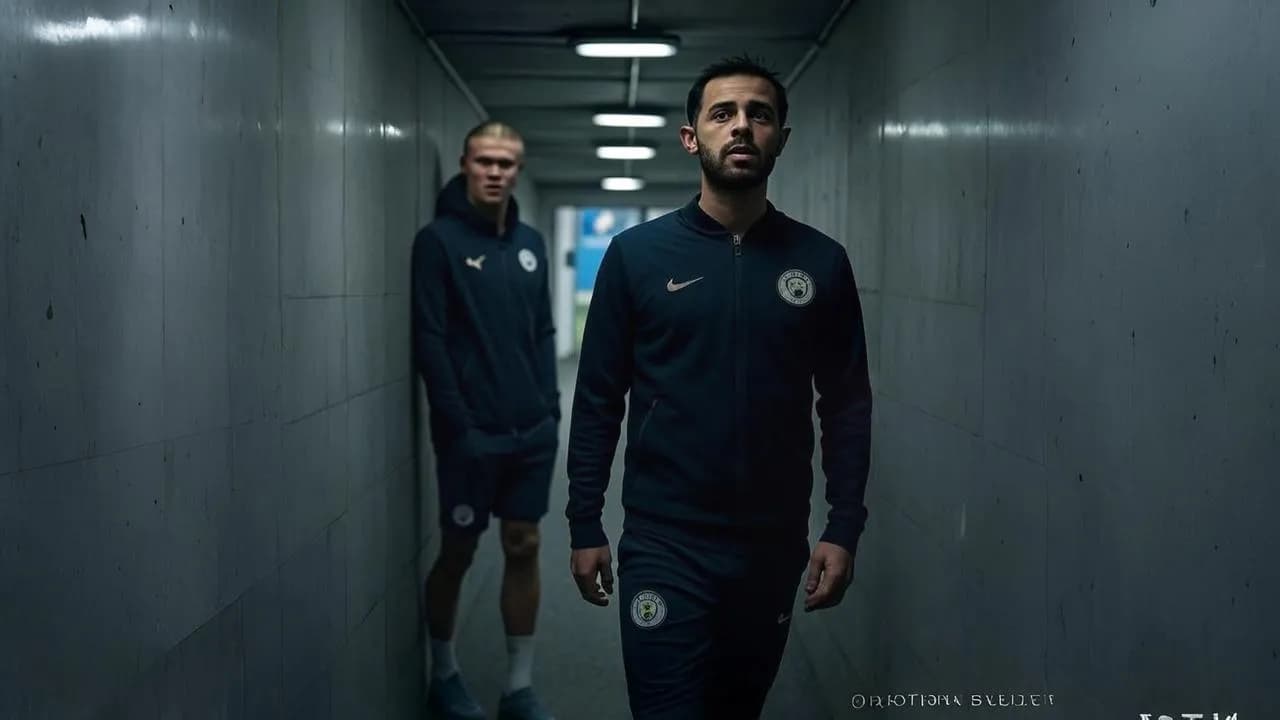 Silva Steps Forward, Haaland Watches On