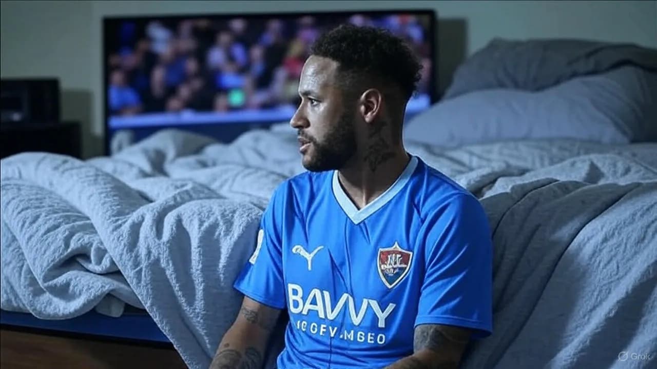 Neymar Watches What Might Have Been