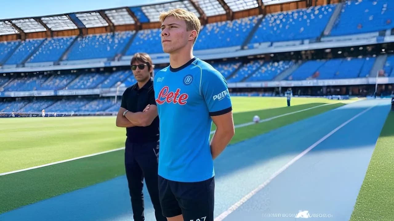 Højlund Awaits Judgment Under Conte’s Gaze