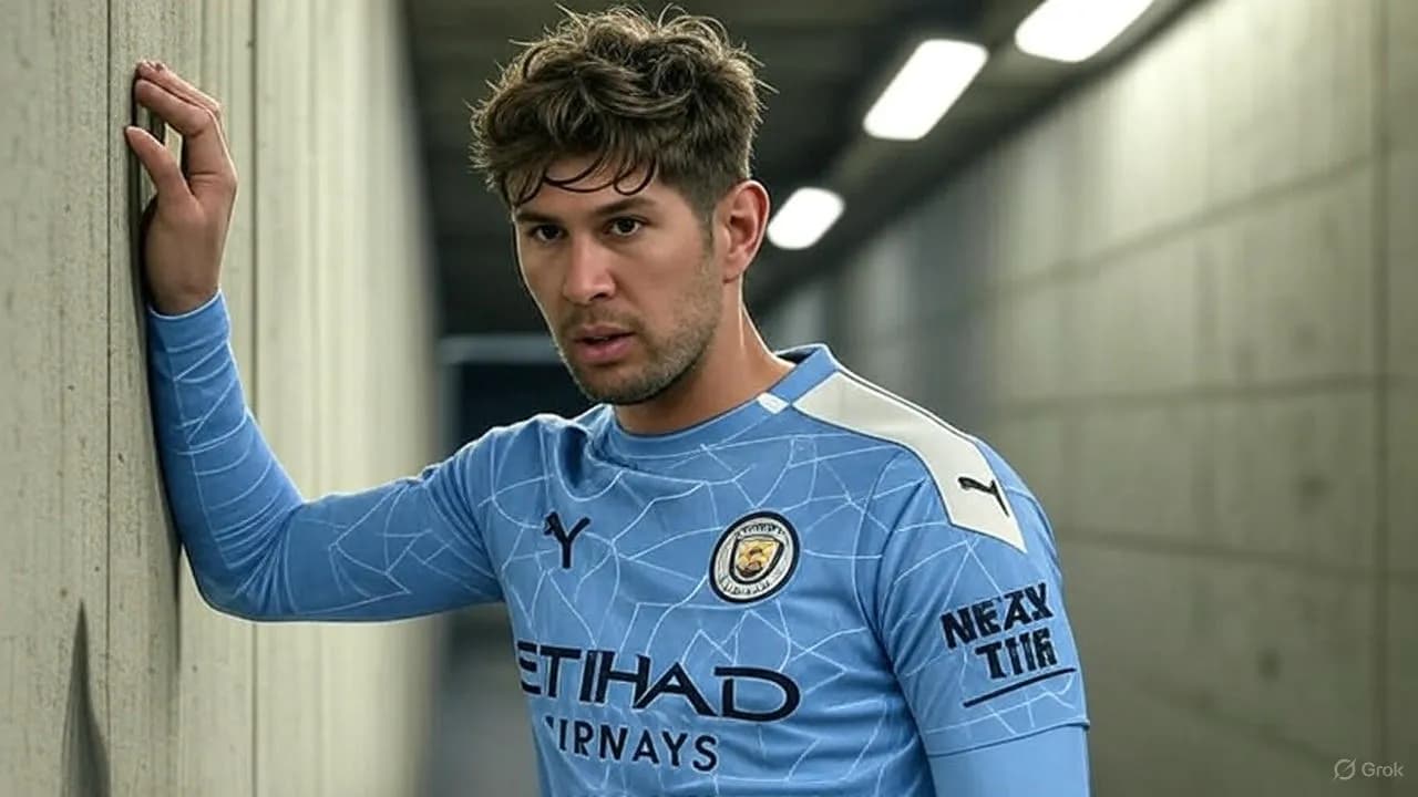A captain’s armband left unworn echoes Stones’ quiet estrangement from the rhythm of the game.