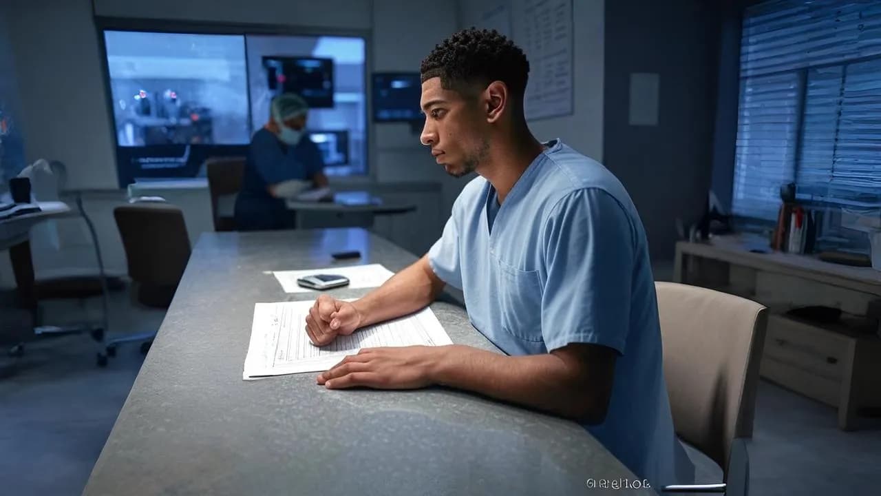  Jude Bellingham prepares to sign surgery form