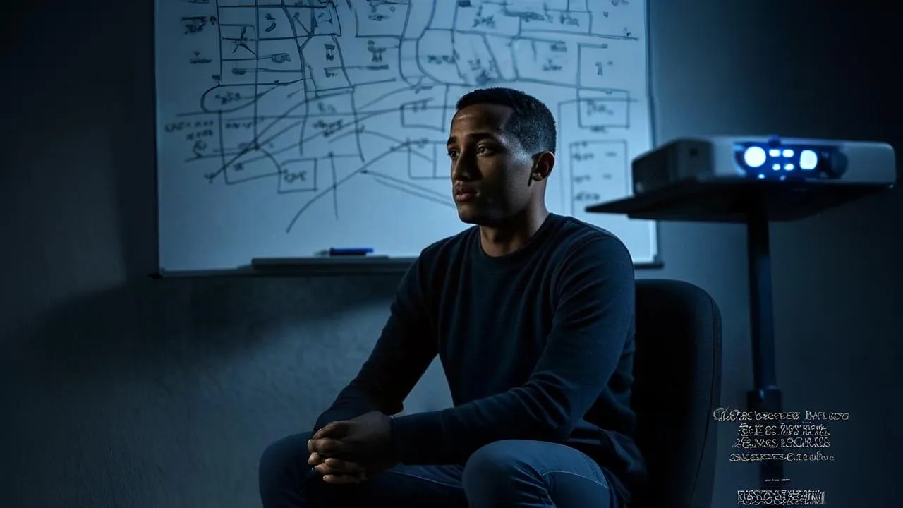  Joao Pedro studies Chelsea tactics board