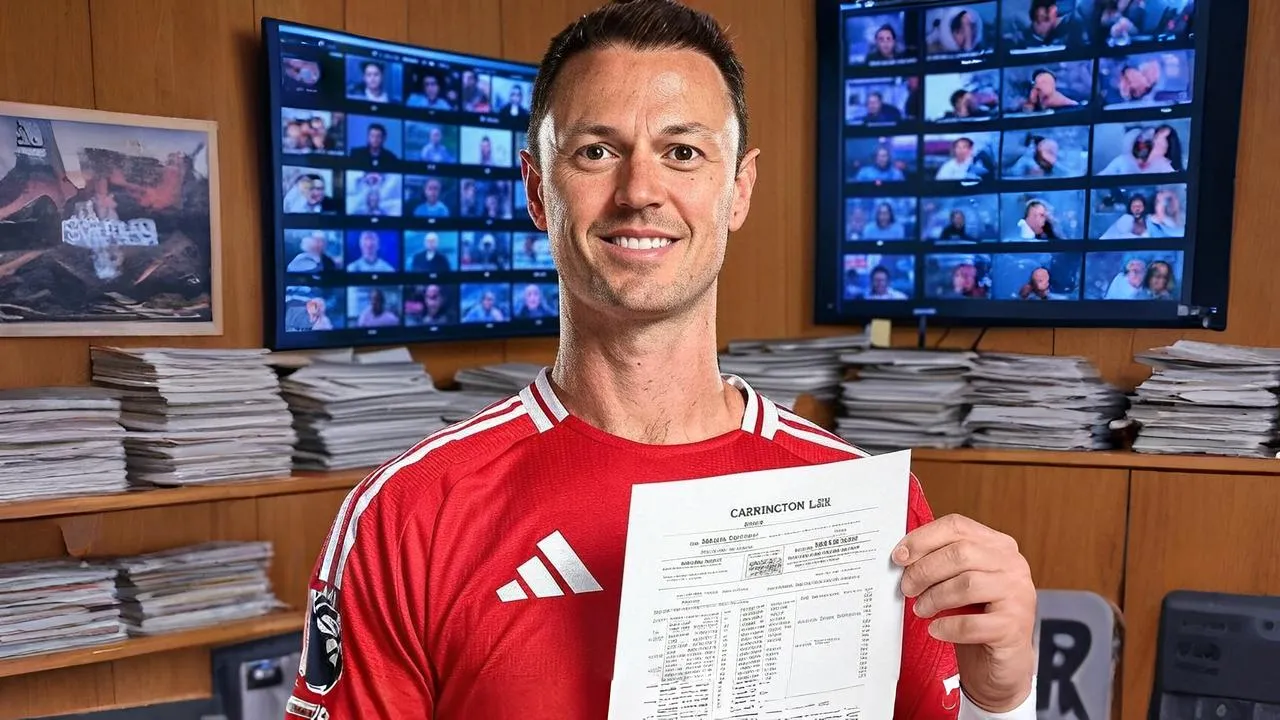 A scuffed academy ball at his feet symbolizes Jonny Evans’s quiet transition from defender to developer.