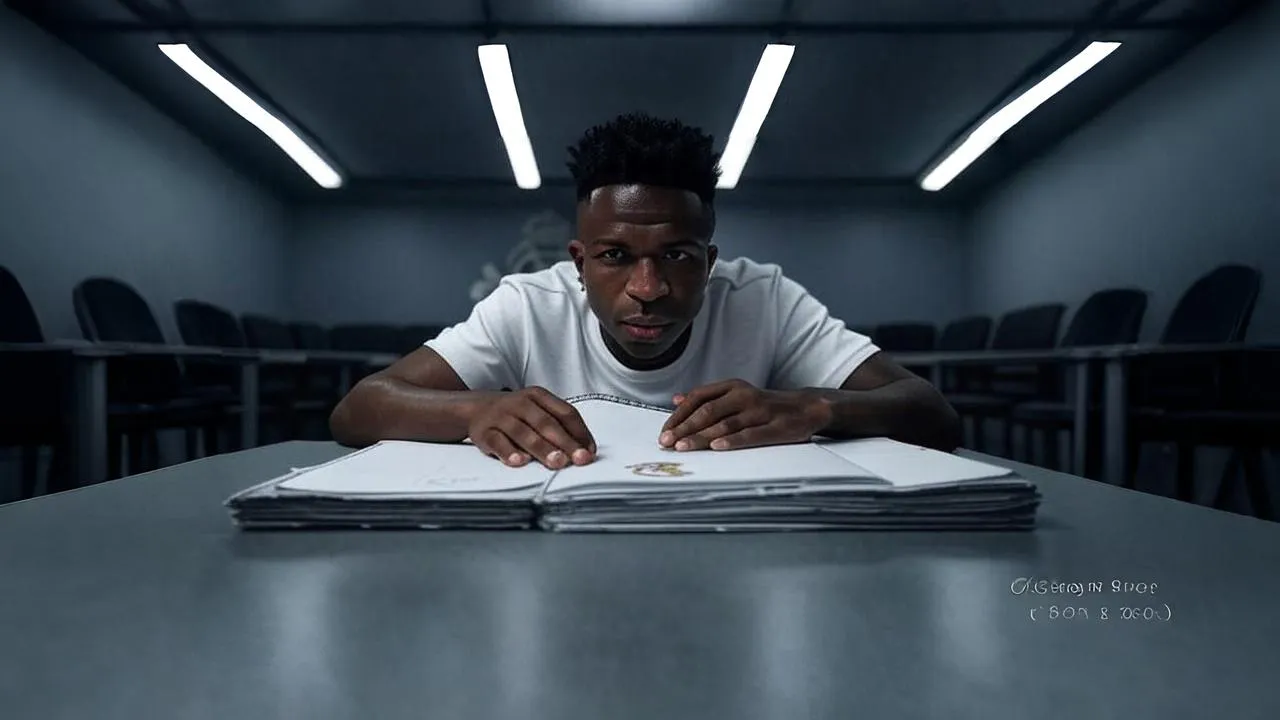 A closed folder under fluorescent glare becomes the silent witness to a star’s loyalty being tested.