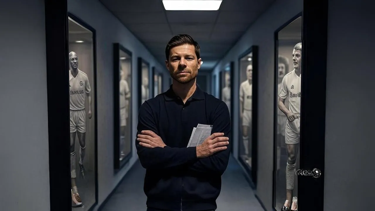  A crumpled clipboard in Alonso’s grip becomes a symbol of tested authority and looming confrontation.