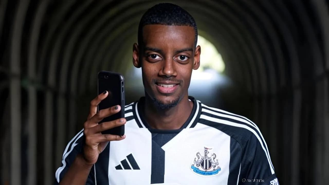 A glowing phone in the shadows becomes a metaphor for a player caught between legacy and irresistible offers.